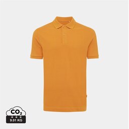 Iqoniq Yosemite gerecycled katoen pique polo oranje