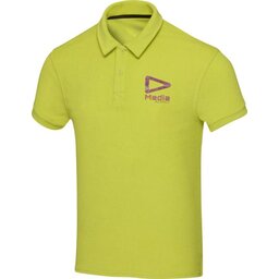 Lime Akoya gerecyclede terry unisex polo