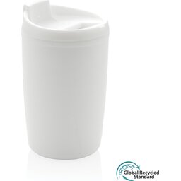 GRS gerecycled beker met klepdeksel - 300 ml