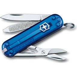 Zakmes Victorinox Classic SD transparant blauw