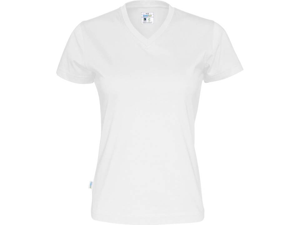 141021_100_v neck ss Tee_lady_F_white