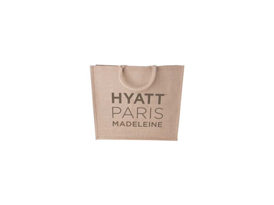 Jute big shopper 45x40x12cm bedrukken