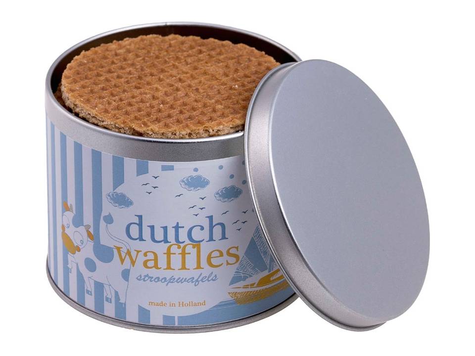 Koekenblik met stroopwafels