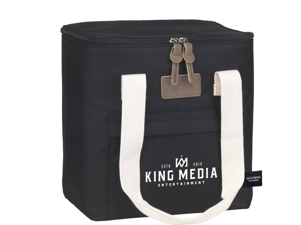 Zwart Wooosh Callisto de Luxe GRS RPET Cooler Koeltas – Stijlvol, Duurzaam en Praktisch