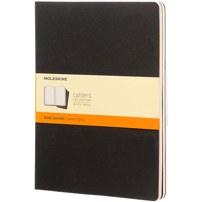 Moleskine Cahier dagboek XL met gelinieerd papier