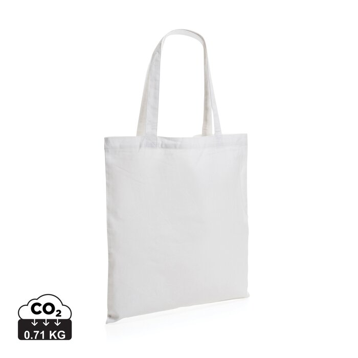 Impact AWARE™ recycled katoenen draagtas 43x38cm bedrukken