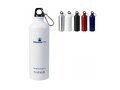 Waterfles aluminium met karabijnhaak - 750 ml