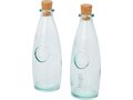 Tweedelige olie en azijnset gerecycled glas - 300 ml 3