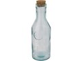 Fresqui karaf van gerecycled glas met kurken deksel - 1000 ml 2