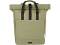 Joey 15 inch GRS gerecyclede canvas rolltop laptoprugzak 15 l 8