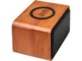 Houten speaker met draadloos oplaadstation 7