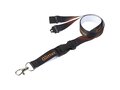 Lanyard met dubbelzijdige sublimatie voorzien van haak, buckle en veiligheidssluiting 5