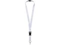 Balta gerecyclede PET lanyard met veiligheidsgesp 2