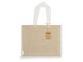 Eco tas in gerecycled katoen en jute 6