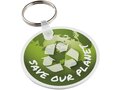 Tait cirkelvormige gerecyclede sleutelhanger