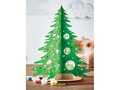 Houten kerstboom met 6 waterverf kleuren 6