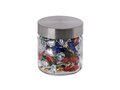 Glazen pot 0,35 liter gevuld met Metallic Sweets 1