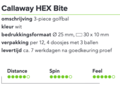 Golfbal Callaway HEX Bite 1