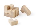 Houten hersenkraker puzzel