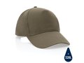 Impact 5 panel 190gr gerecycled katoenen cap met AWARE trac 7