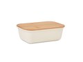 Lunchbox met bamboe deksel 20 x 13,5 x 6,5 cm 14