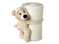 Fleece deken met teddybeer