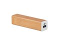 Bamboe powerbank balk - 2200 mAh