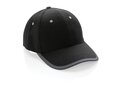 Impact AWARE ™ 6 panel cap van geborsteld katoen met bies 7