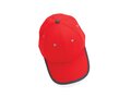 Impact AWARE ™ 6 panel cap van geborsteld katoen met bies 28