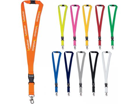 Lanyard Keycord 20 mm met veiligheidssluiting