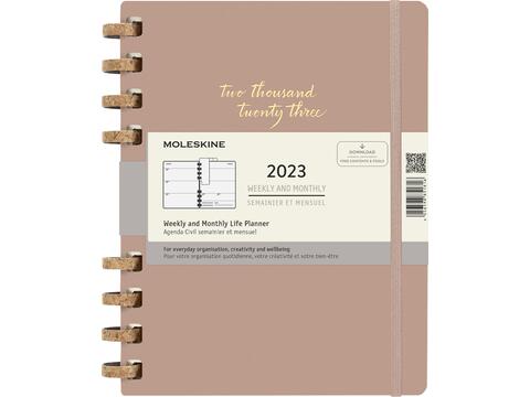 Moleskine 12M XL dagplanner met spiraal en hardcover