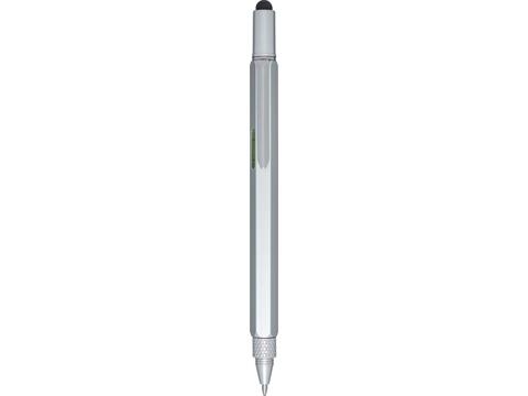 Dora multifunctionele pen van gerecycled aluminium