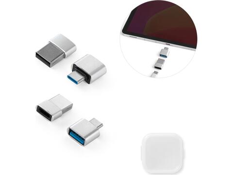 MINSKY – Set van 2 USB-adapters (USB-A ↔ USB-C)