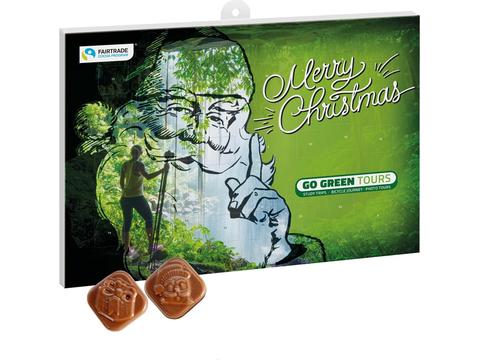 Adventskalender met chocolade