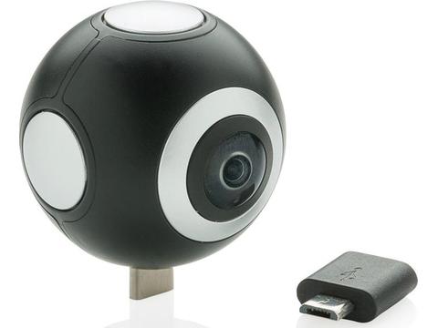 Dual lens 360 graden camera