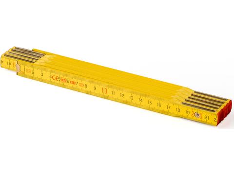 Houten duimstok vouwmeters Classic - 2 meter