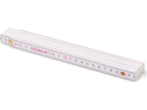 Houten duimstok vouwmeters voor Full Colour bedrukking - 2 meter