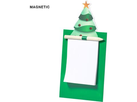 Magneet met notitieblok  X-Mas