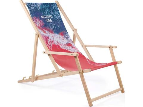 Custom-Made Opvouwbare strandstoel met armleuningen – volledig eigen design