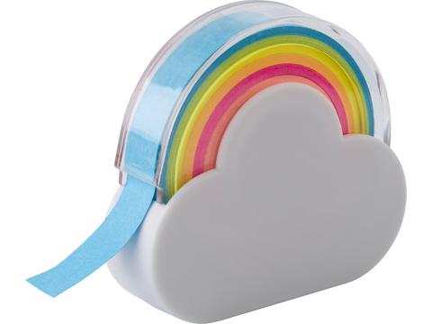 Memo tape houder wolk en regenboog