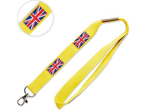 Custom-Made Polyester lanyard met reliëfdruk 3D-effect – volledig eigen design