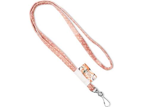 Custom-Made Ronde sublimatie lanyard van polyester – volledig eigen design