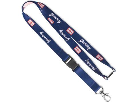 Custom-Made Lanyard van geweven polyester – volledig eigen design