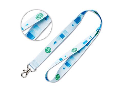 Custom-Made Duurzame RPET lanyard voor sublimatie – volledig eigen design