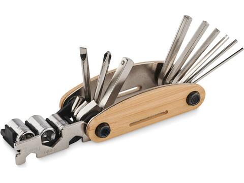 Zakformaat bamboe multi-tool