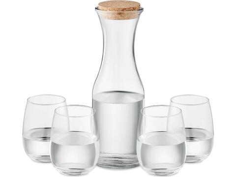 Drankenset gerecycled glas