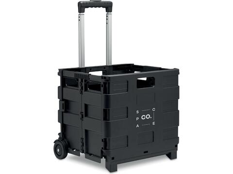 Opvouwbare boodschappen trolley