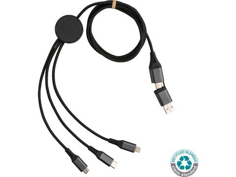 Terra RCS recycled aluminium 120 cm 6-in-1 kabel