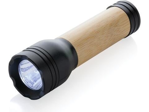 Lucid 1W RCS gerecycled plastic & bamboo zaklamp