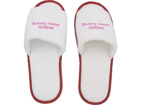 Paar slippers, open teen